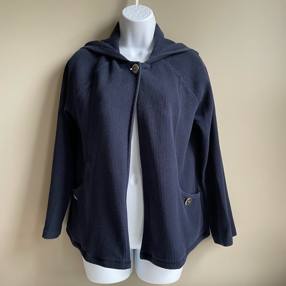 COPY - ‼️SALE‼️$25 Like/Bundle/Offer Coldwater Creek Hooded Swing Cape Jacket - Picture 2 of 9